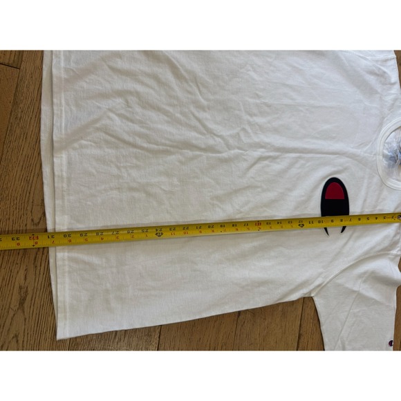 Champion Heritage Tee Big C Patch Logo White Mens Size 2X Large New With Tags - Picture 6 of 6